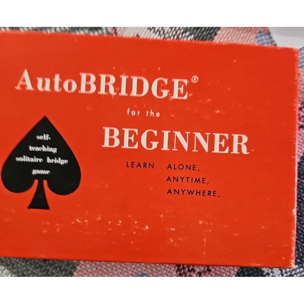 VTG 1959 AutoBRIDGE for the Beginner Model PGB Complete Solitaire Game
